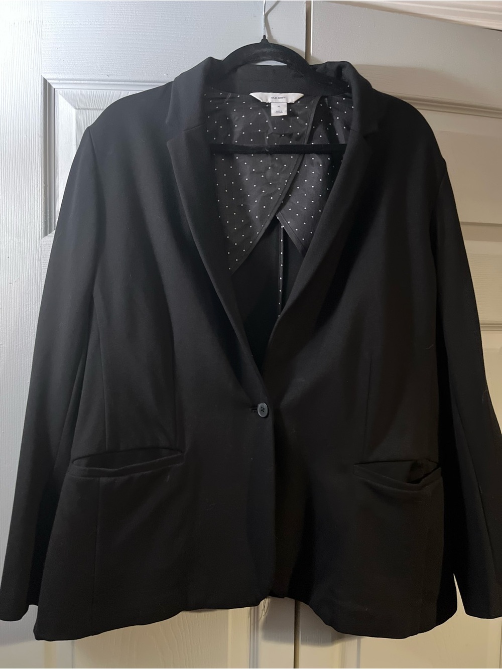 Old Navy Black Single-Button Women's Blazer